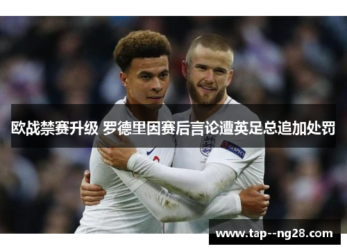 欧战禁赛升级 罗德里因赛后言论遭英足总追加处罚 欧战禁赛升级 罗德里因赛后言论遭英足总追加处罚